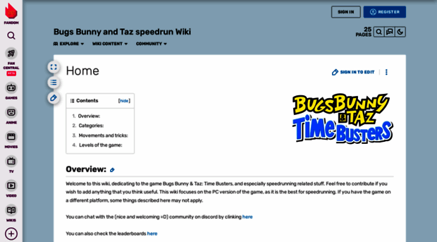 bugs-bunny-and-taz-speedrun.fandom.com