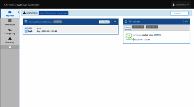bugs.chronodownloader.net