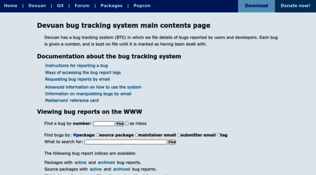 bugs.devuan.org