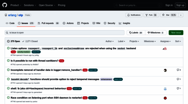 bugs.erlang.org