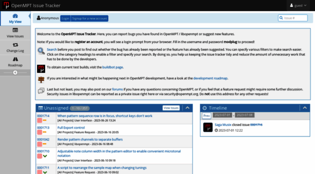 bugs.openmpt.org