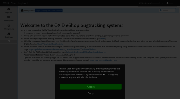 bugs.oxid-esales.com