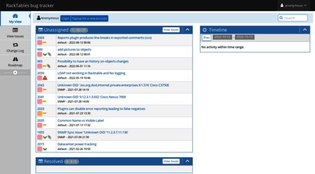 bugs.racktables.org