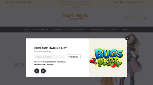 bugsparty.com