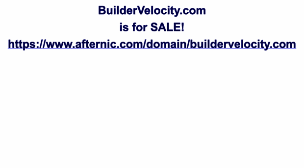 buildervelocity.com