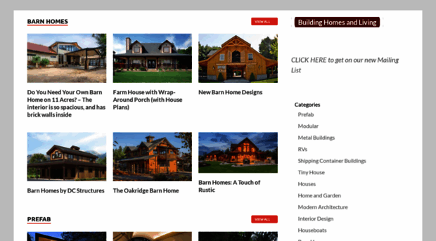 buildinghomesandliving.com