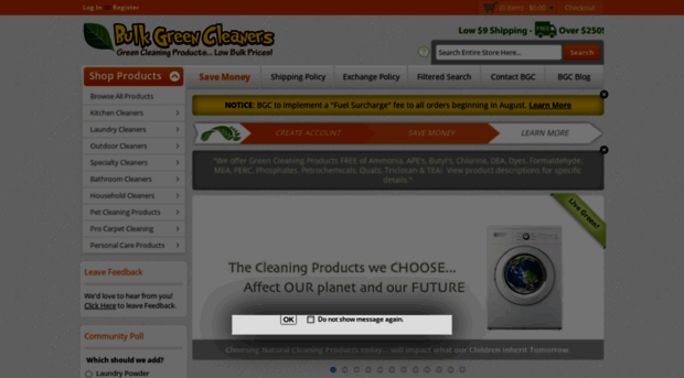 bulkgreencleaners.com