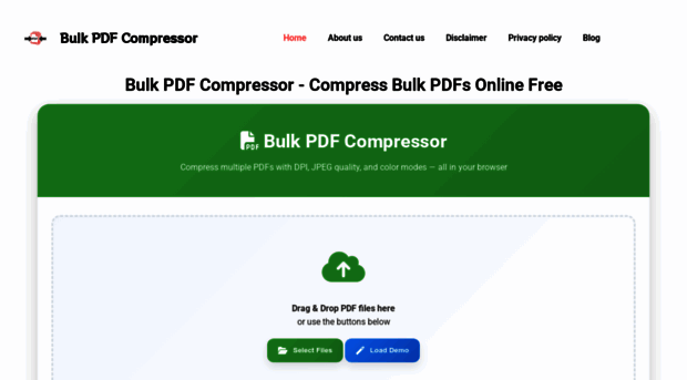 bulkpdfcompressor.com