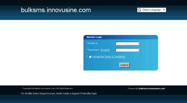 bulksms.innovusine.com