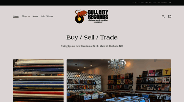 bullcityrecords.com