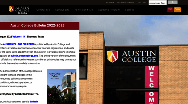 bulletin.austincollege.edu