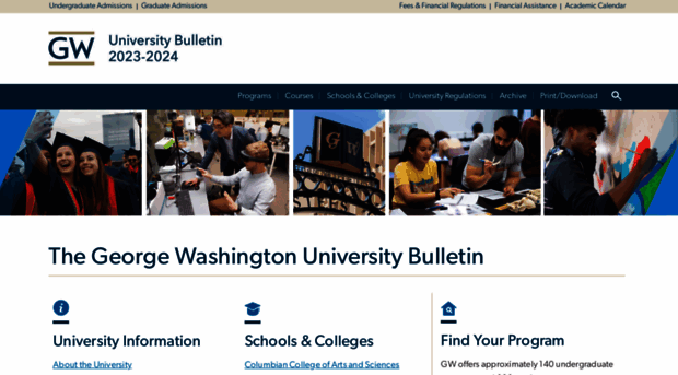 bulletin.gwu.edu