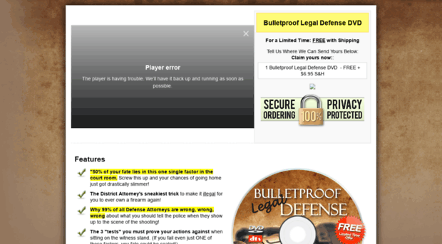 bulletproofdefensedvd.com