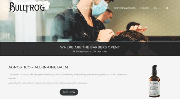 bullfrogbarbershop.com