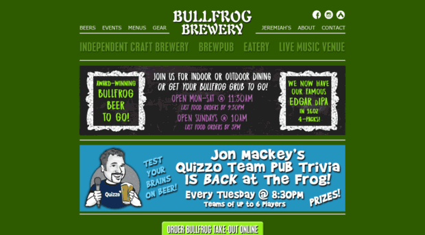 bullfrogbrewery.com