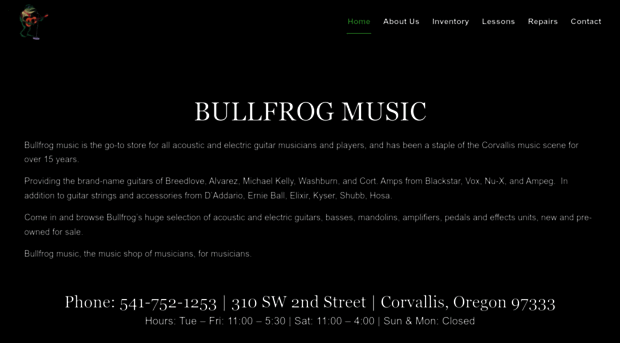 bullfrogmusicoregon.com