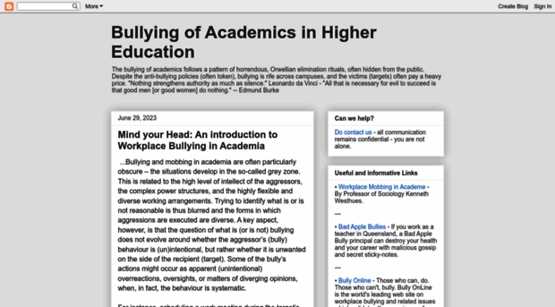 bulliedacademics.blogspot.com