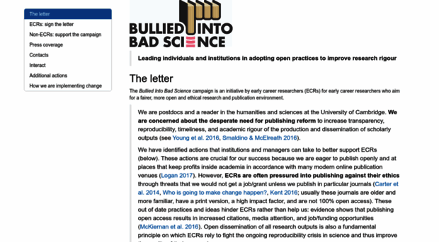 bulliedintobadscience.org