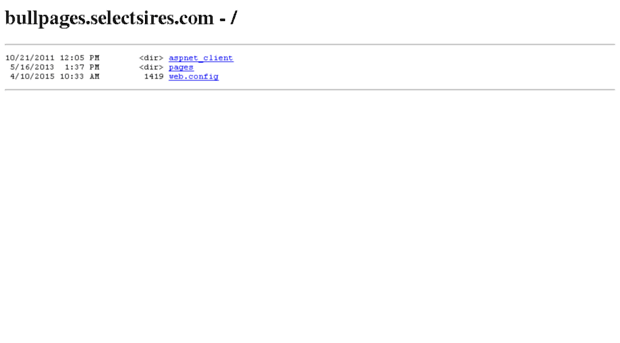 bullpages.selectsires.com