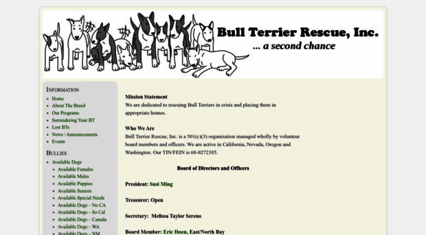 bullterrierrescue.org