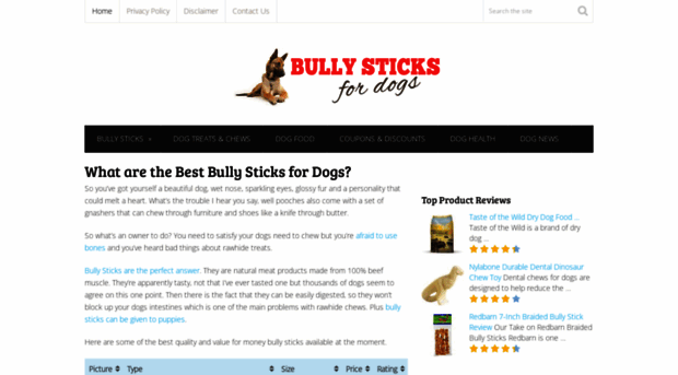 bullysticksfordogs.net