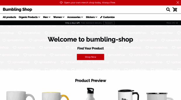 bumbling-shop.myspreadshop.co.uk