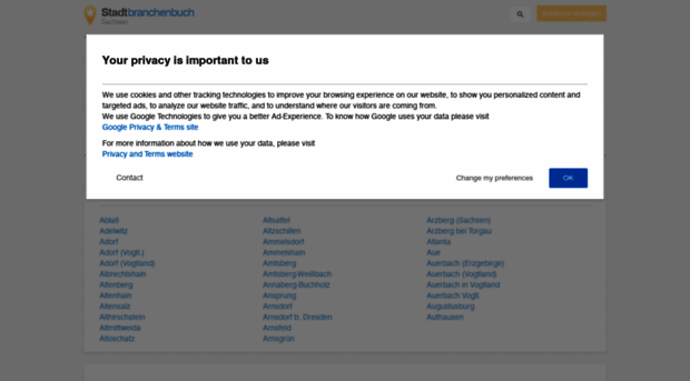 bundesland-sachsen.stadtbranchenbuch.com