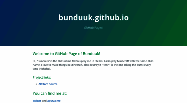 bunduuk.github.io