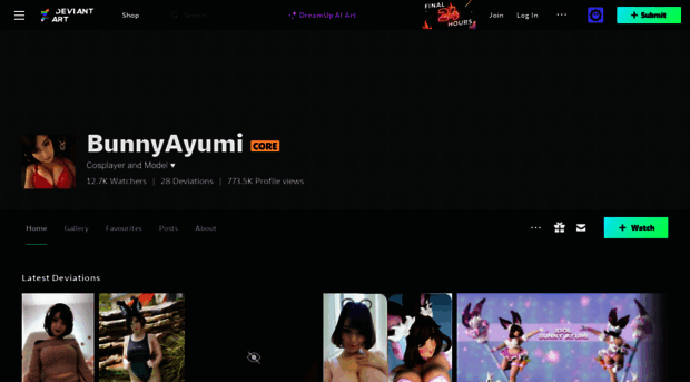 bunnyayumi.deviantart.com - BunnyAyumi User Profile | Devi... - Bunny