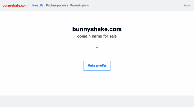 bunnyshake.com