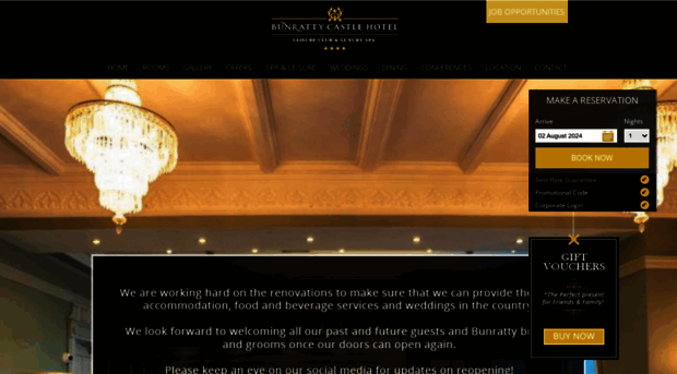 bunrattycastlehotel.com