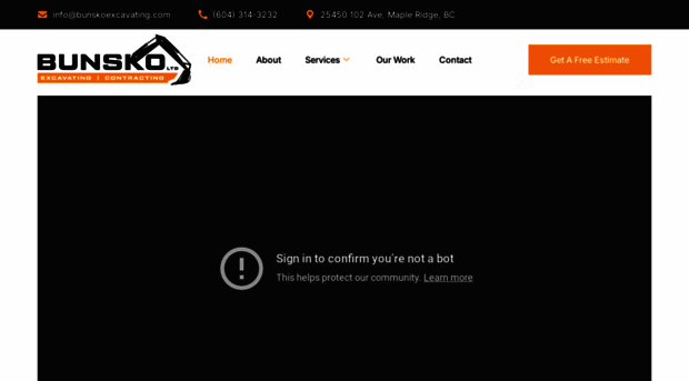 bunskoexcavating.com