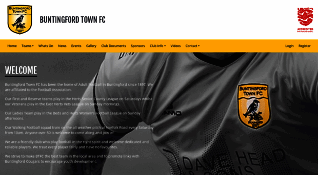 buntingfordtownfc.com