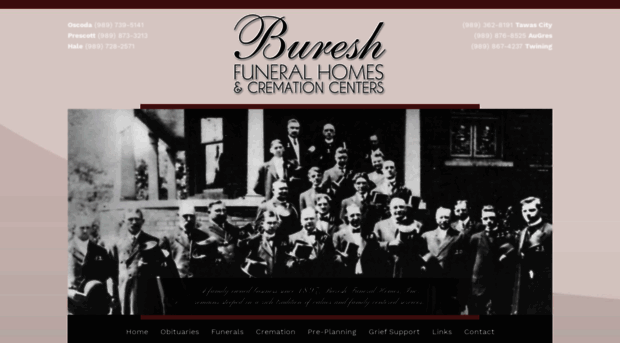 bureshfuneralhomes.com