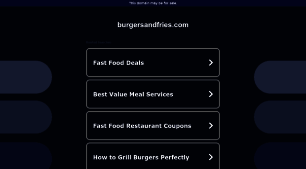 burgersandfries.com