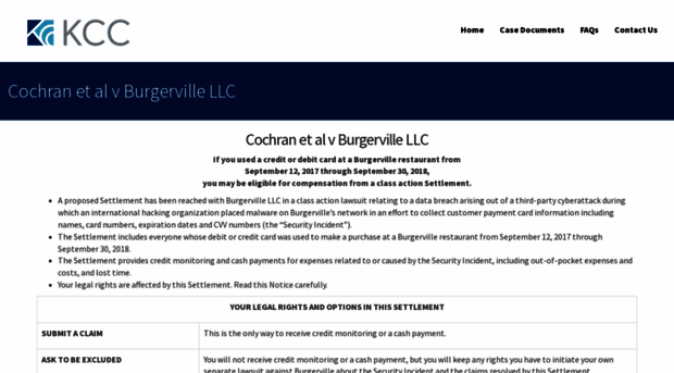 burgervillesettlement.com