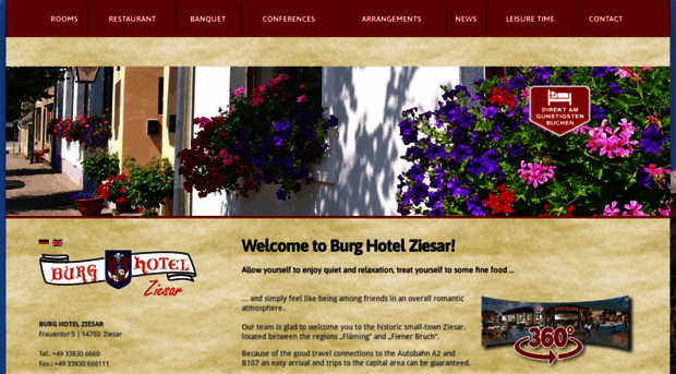 burghotel-ziesar.de