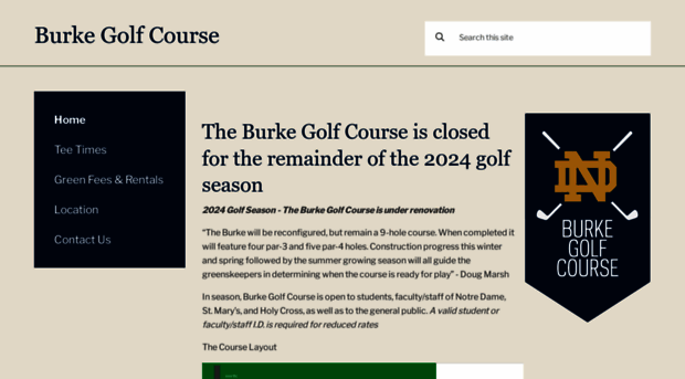 burkegolfcourse.nd.edu