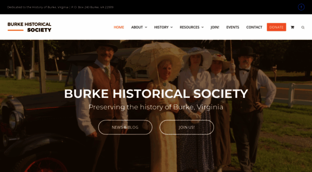 burkehistoricalsociety.org