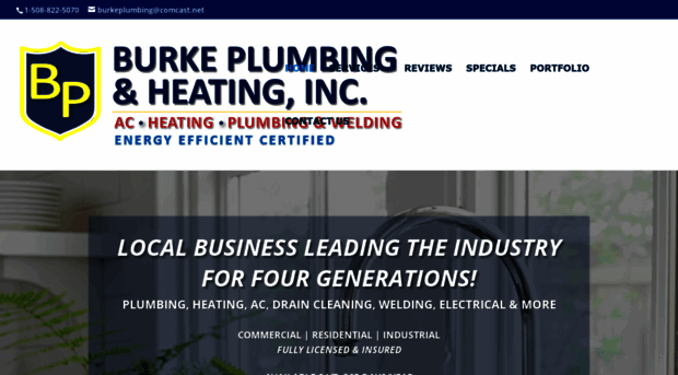 burkeplumbingheating.com