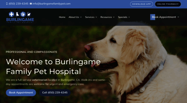 burlingamefamilypet.com