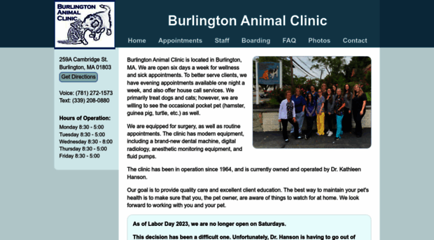 burlingtonanimalclinic.com