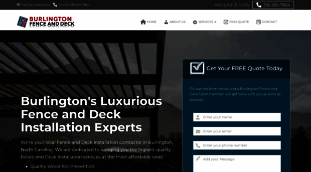 burlingtonfenceanddeck.com