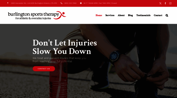 burlingtonsportstherapy.com