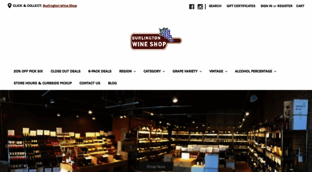 burlingtonwineshop.com