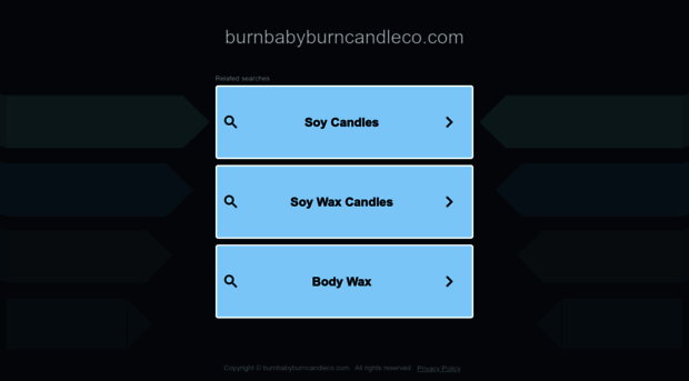 burnbabyburncandleco.com