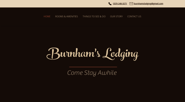 burnhamslodging.com