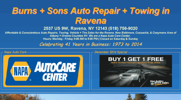 burnsandsonsautorepair.com