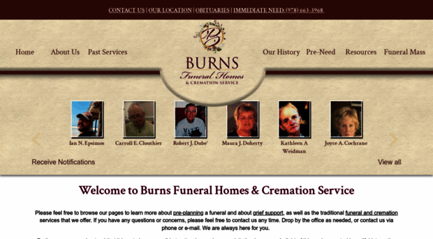 burnsfuneralhomes.com