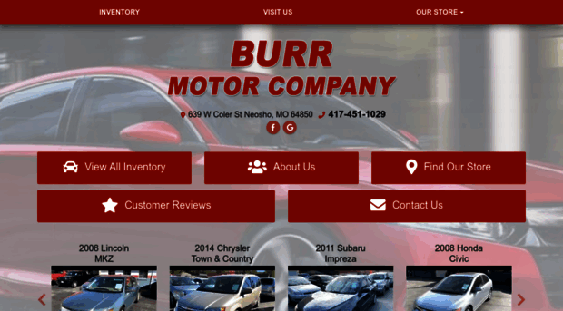 burrmotorcompany.com